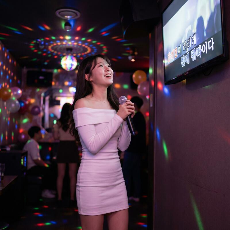 강남 좋아요 쩜오 가라오케 프리미엄 룸 분위기